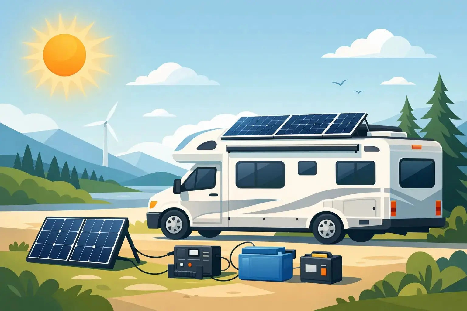 RV Solar Setup Example That Actually Works – Generator Vault