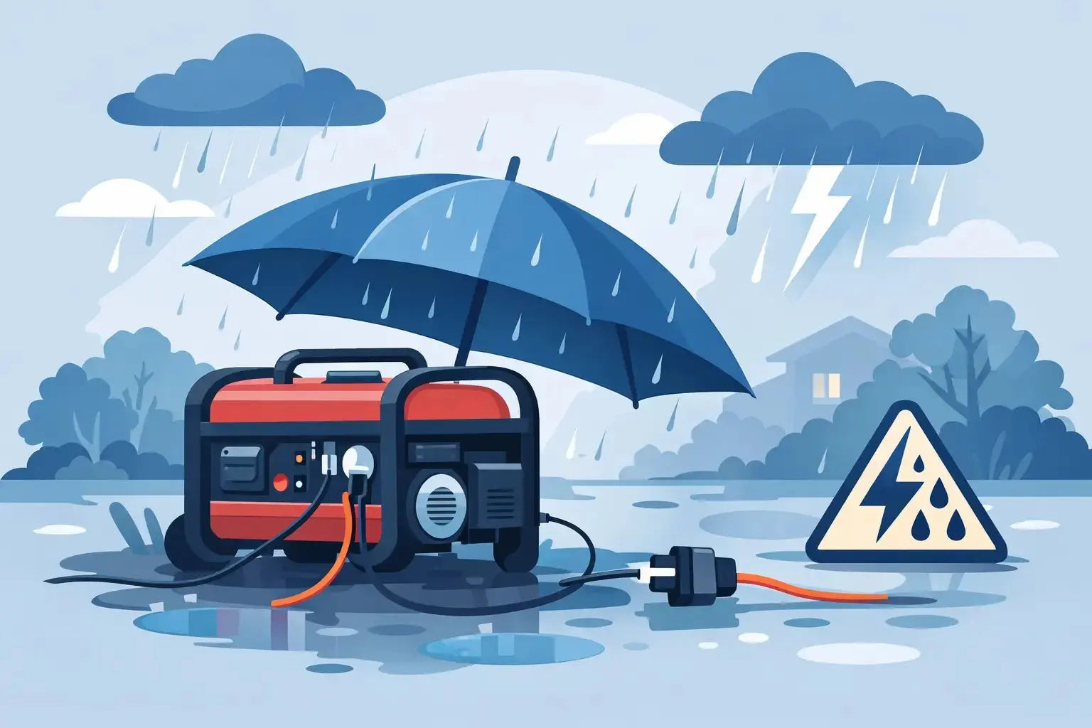 Solar Generators When Raining Can You Use a Generator in Rain Safely? – Generator Vault