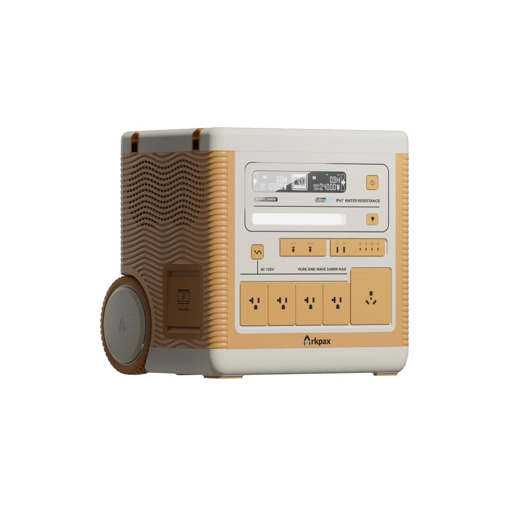 Arkpax Ark PRO 2400W IP67 Portable Power Station - Generator Vault - Ark PRO Starter Pack - 