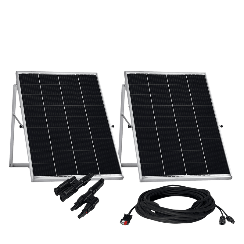 Nature's Generator 200W Rigid Solar Panels with Cable and Connector