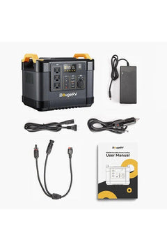 BougeRV 1100Wh Portable Backup Power Station Kit