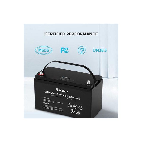 Renogy 24V 50Ah Lithium Phosphate Battery - Generator Vault - 