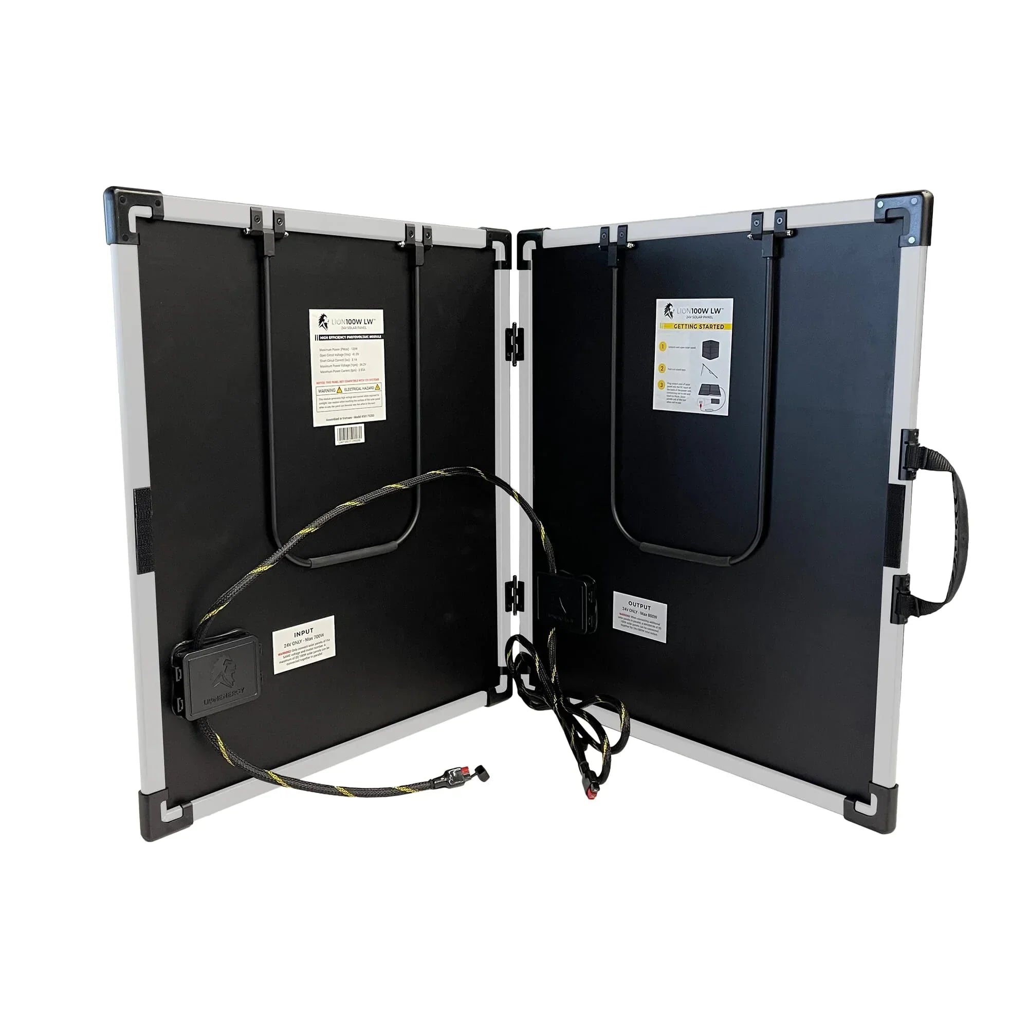 Lion Energy 100W LW 12V Solar Panel - Generator Vault - 
