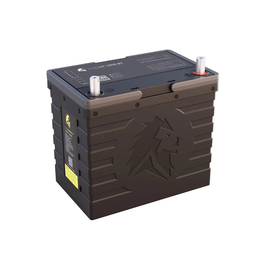 Lion Energy Safari UT 1300 BT 12V 105Ah LiFePO4 Deep Cycle Battery - Generator Vault - 