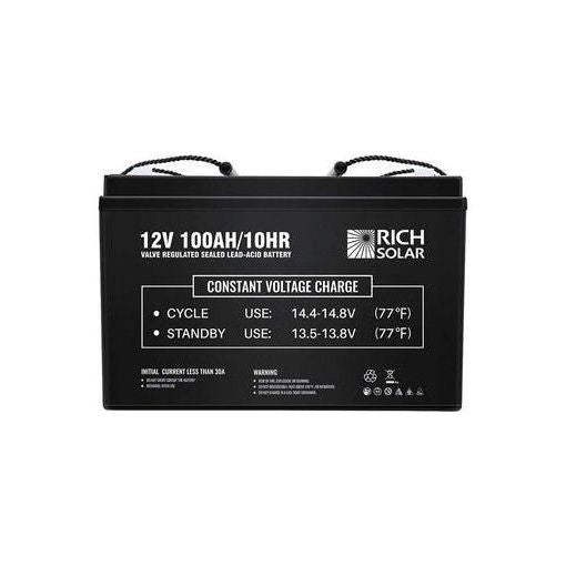 Rich Solar 12V 100Ah Deep Cycle AGM Battery