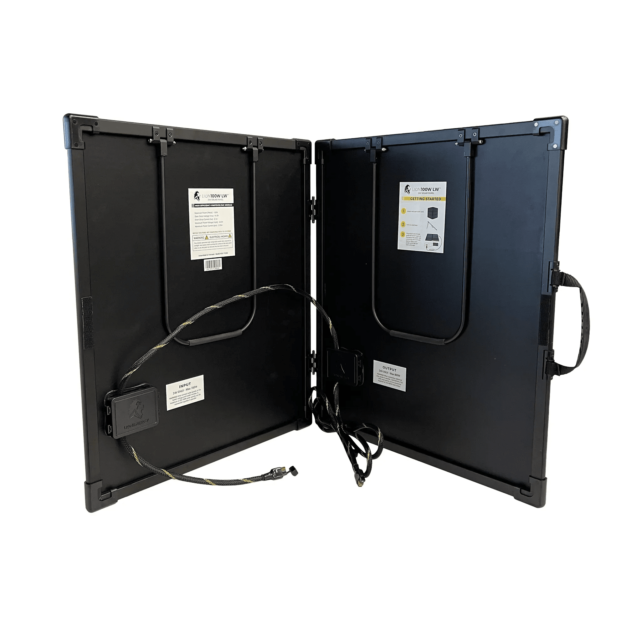 Lion Energy 100W 24V Solar Panel - Generator Vault - 