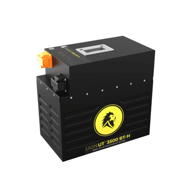 Lion Energy UT 3500-BT-H 3584Wh 12V Heated Bluetooth LiFePO4 Deep Cycle Battery - Generator Vault - 