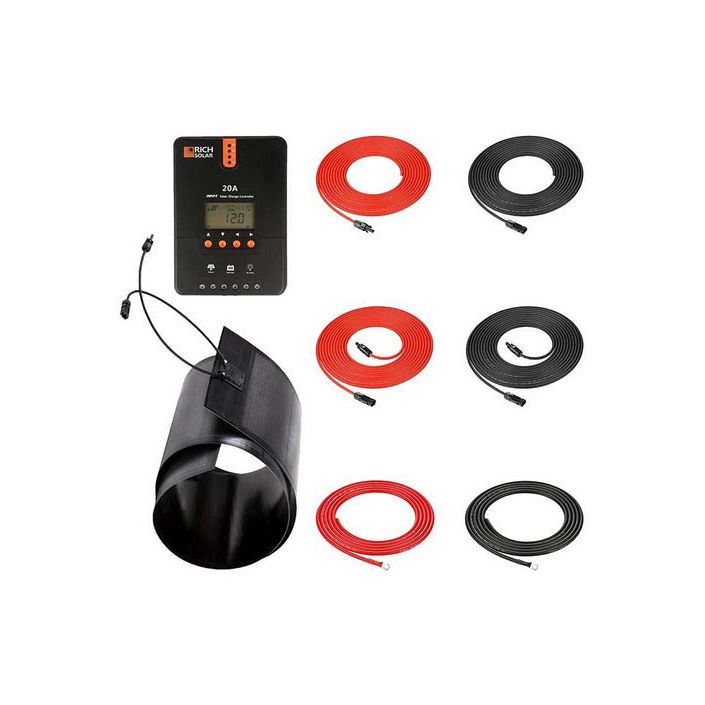Rich Solar 160 Watt Flexible Solar Kit with 20A MPPT Controller