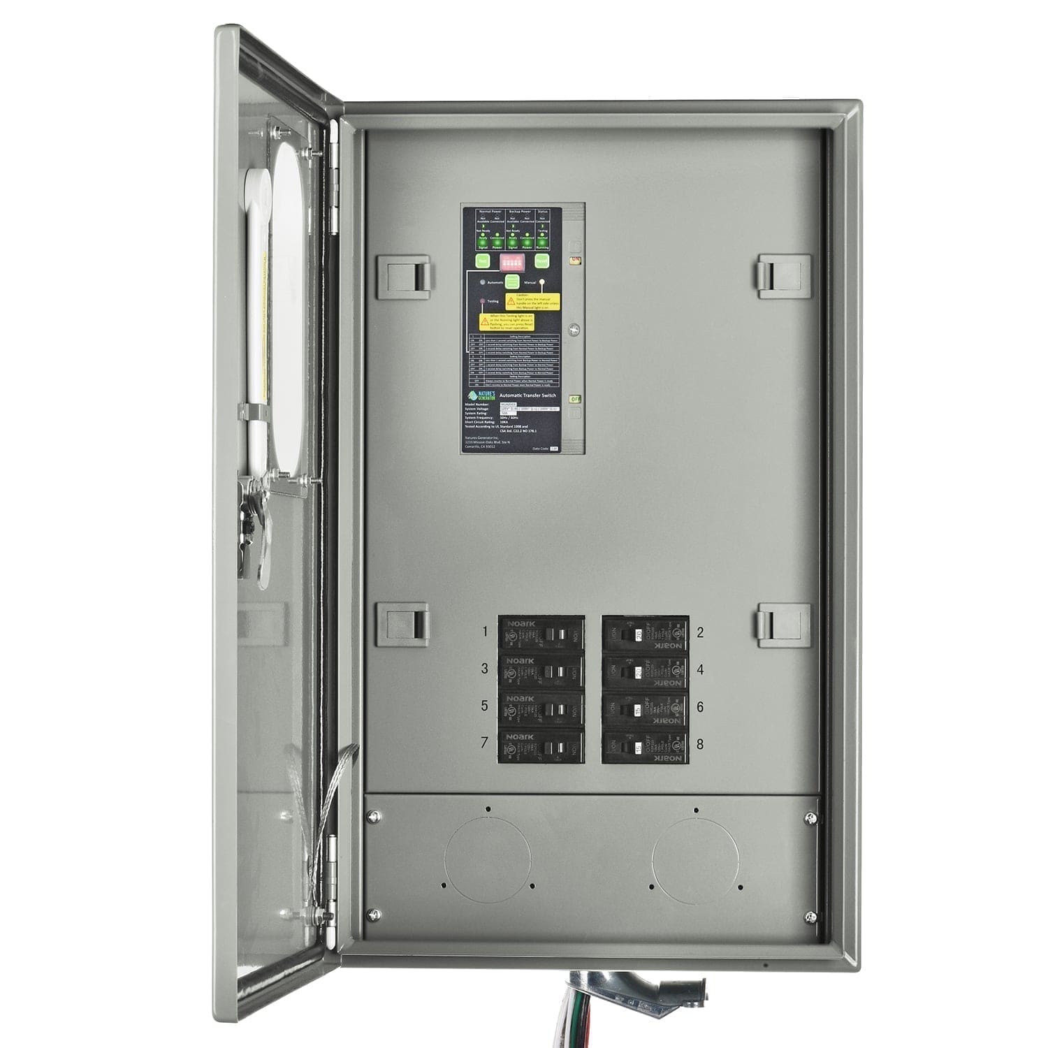 Nature's Generator 30A Automatic Generator Transfer Switch - Generator Vault - 30A Automatic Transfer Switch - 