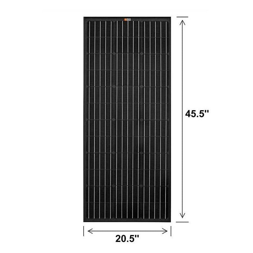 Rich Solar Mega 100 Watt Solar Panel Black - Generator Vault - 