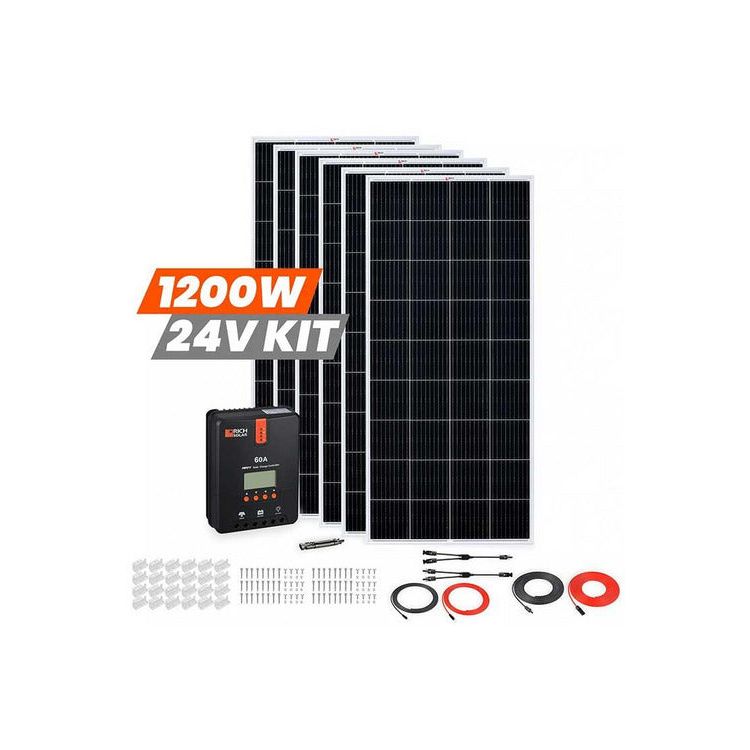 Rich Solar 1200 Watt Solar Kit with MPPT Controller