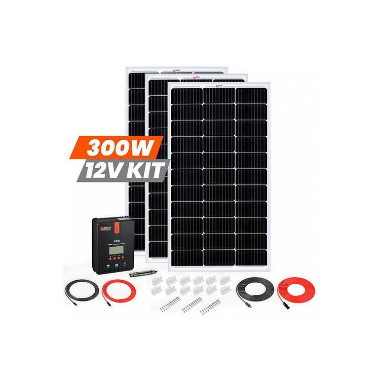 Rich Solar 300 Watt Solar Kit with MPPT Controller