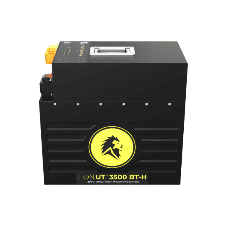 Lion Energy UT 3500-BT-H 3584Wh 12V Heated Bluetooth LiFePO4 Deep Cycle Battery - Generator Vault - 