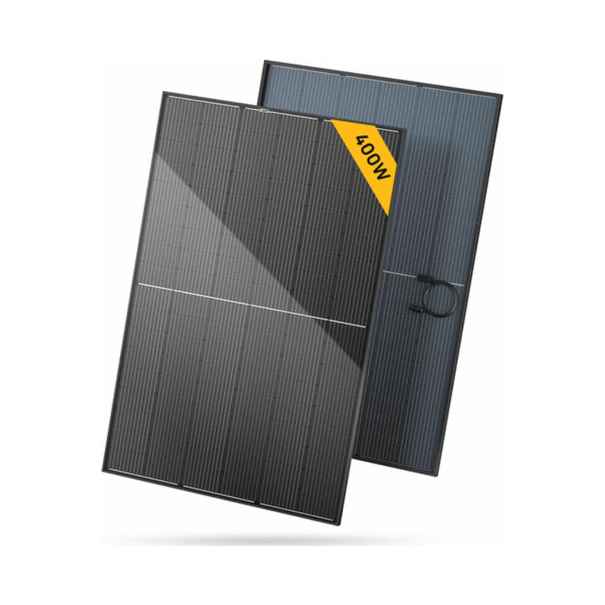 BougeRV 400W 12V 10BB Monocrystalline Bifacial Solar Panel - Generator Vault - 