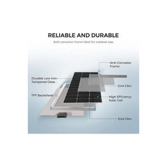 Renogy 100W 12V Monocrystalline Solar Starter Kit With Wanderer Charge Controller