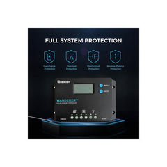 Renogy 100W 12V Monocrystalline Solar Starter Kit With Wanderer Charge Controller