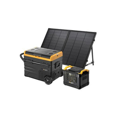 BougeRV Solar Travel Kit with 48QT Refrigerator
