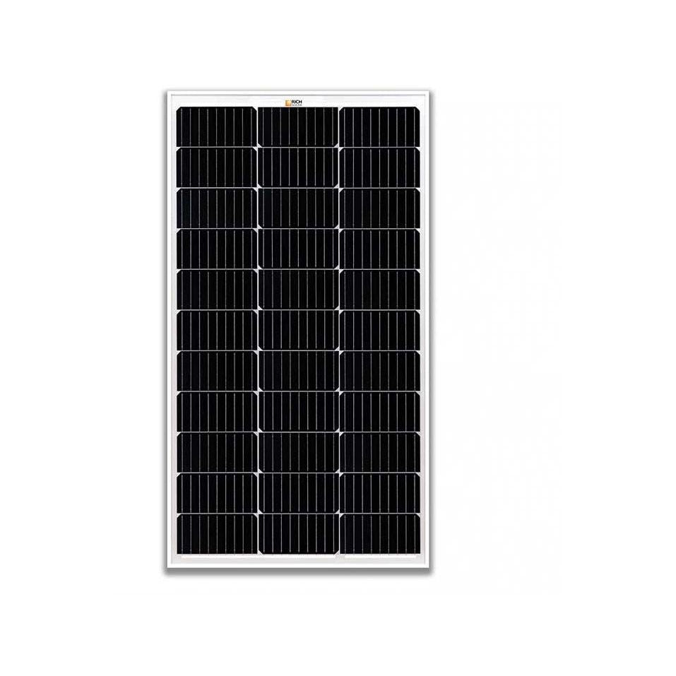 Rich Solar Mega 100 Watt 12V Monocrystalline Solar Panel - Generator Vault - 