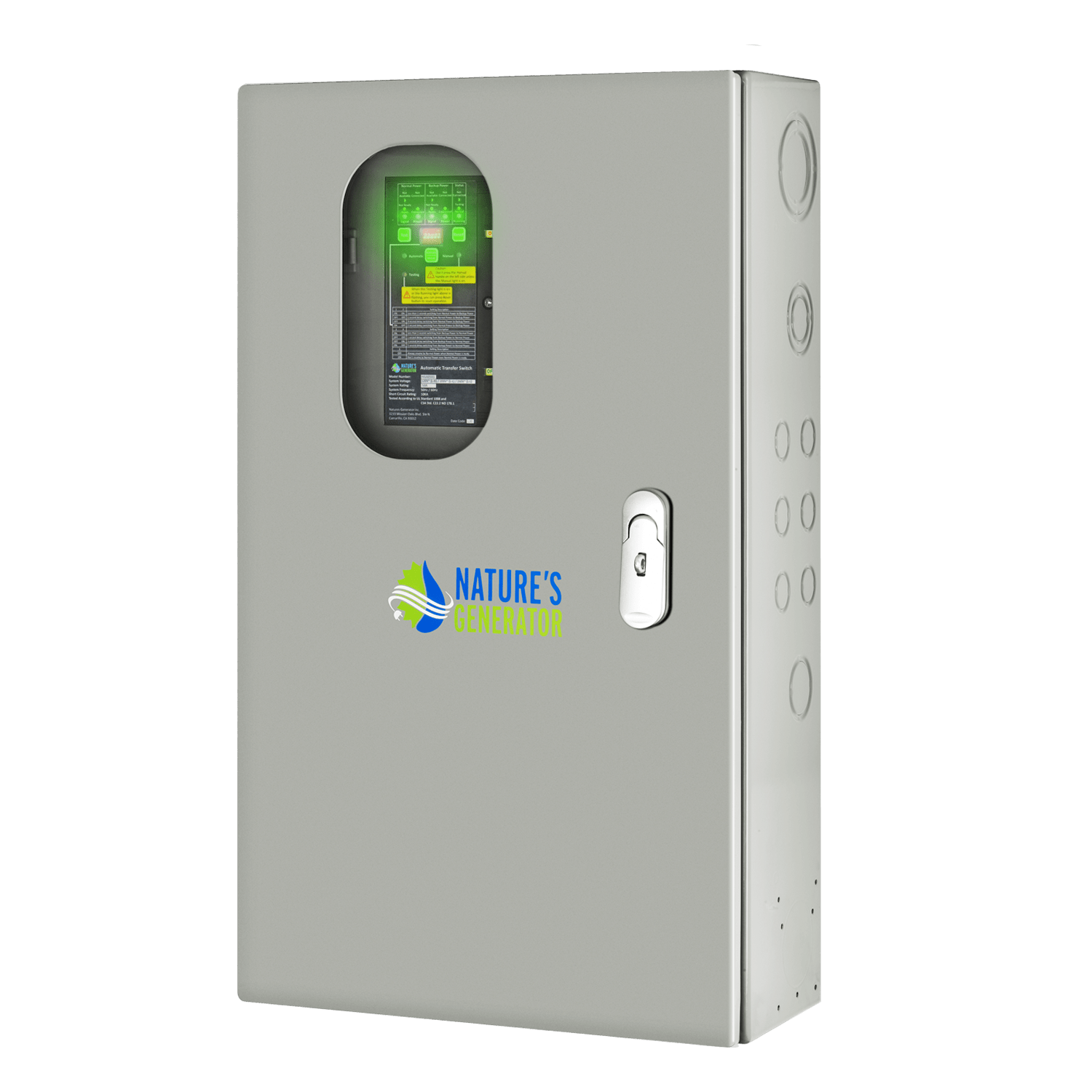 Nature's Generator 50A Automatic Generator Transfer Switch - Generator Vault - 50A Automatic Transfer Switch - 