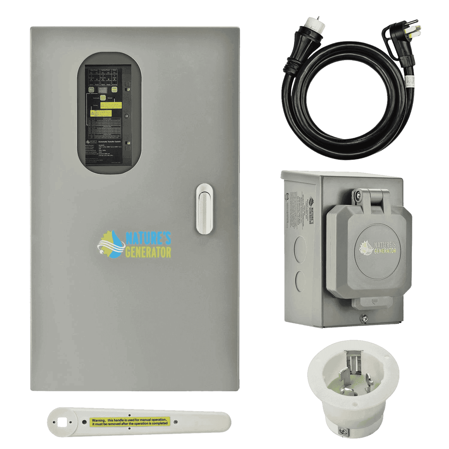 Nature's Generator 50A Automatic Generator Transfer Switch - Generator Vault - 50A Automatic Transfer Switch - 
