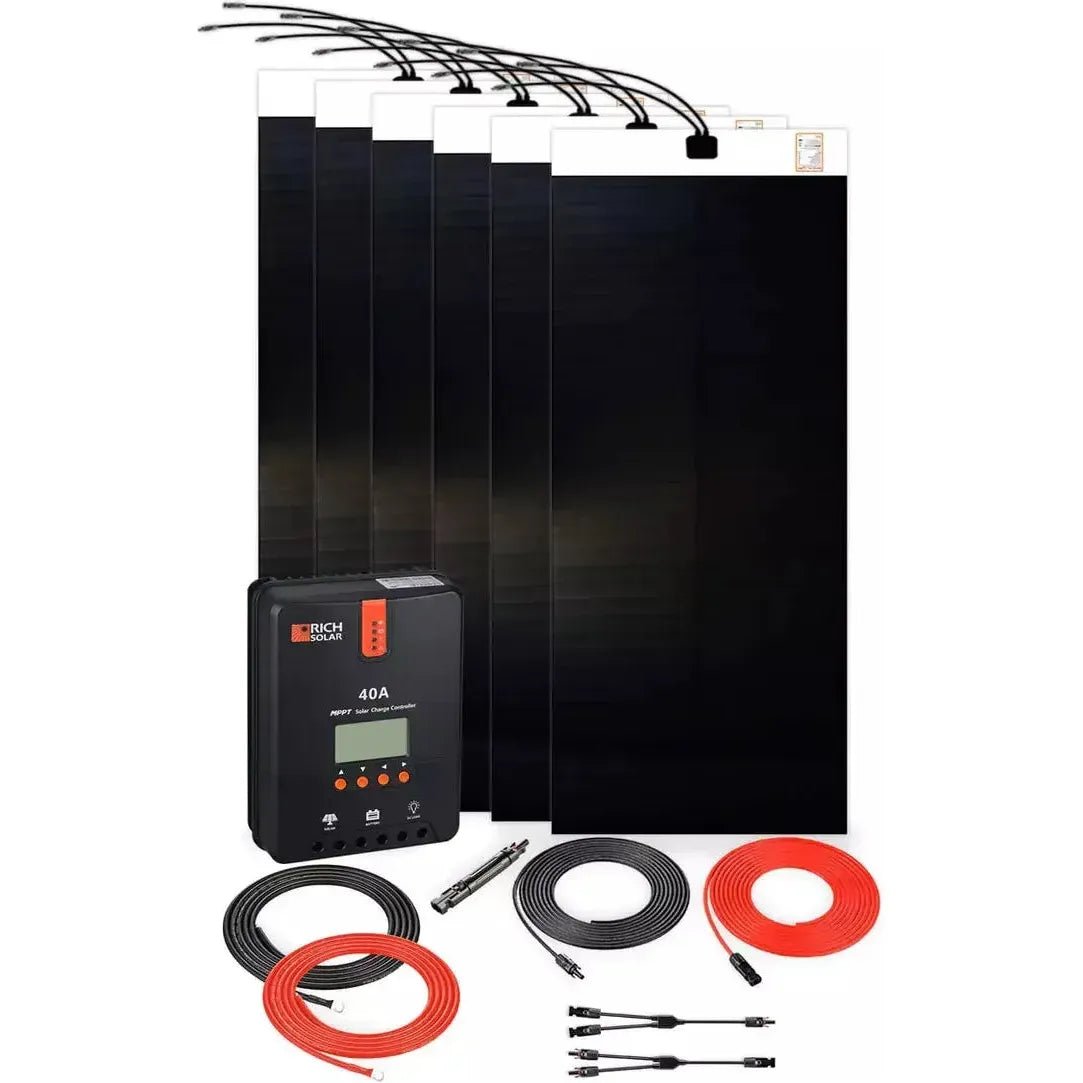 Rich Solar 960 Watt Flexible Solar Kit - Generator Vault - 