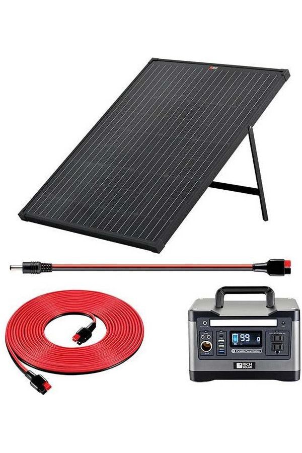 Rich Solar X500 Solar Generator Kit with 540Wh Power Station and 100W Solar Panel