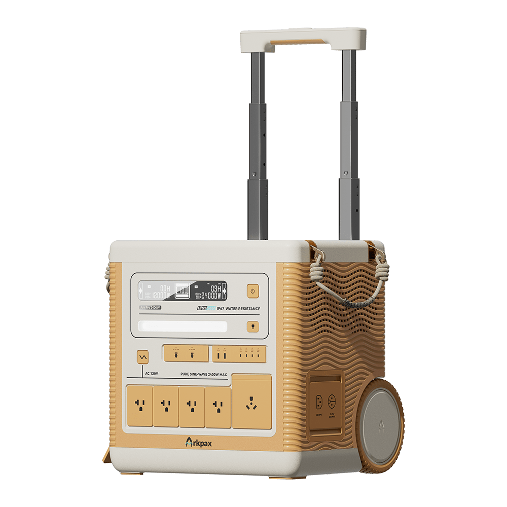 Arkpax Ark PRO 2400W IP67 Portable Power Station - Generator Vault - Ark PRO Starter Pack - 