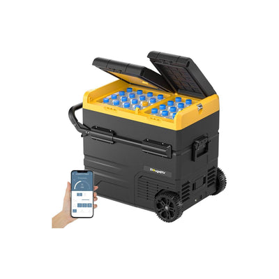 BougeRV CRD55 59QT 12 Volt Dual Zone Car Refrigerator