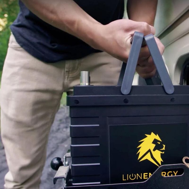 Lion Energy Safari UT 1300 BT 12V 105Ah LiFePO4 Deep Cycle Battery - Generator Vault - 