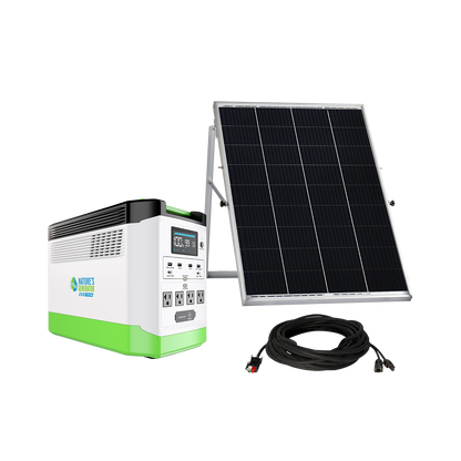 Nature's Generator Lithium 1800 Solar Generator Kit