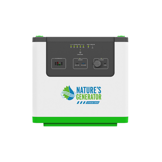 Nature's Generator Lithium 3600 Power Pod Battery Backup Systems