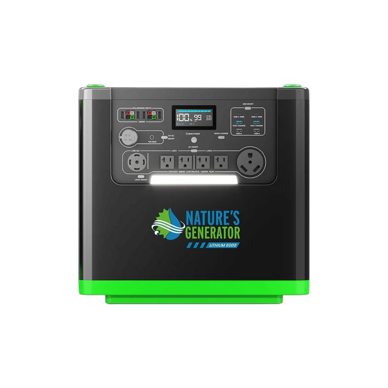 Nature's Generator Lithium 6000 Portable Power Station