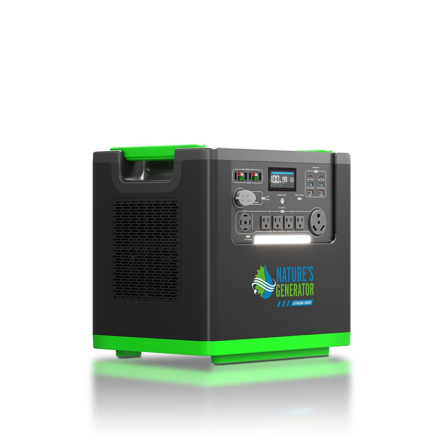 Nature's Generator Lithium 6000 Portable Power Station - Generator Vault - Lithium 6000 Power Station - 