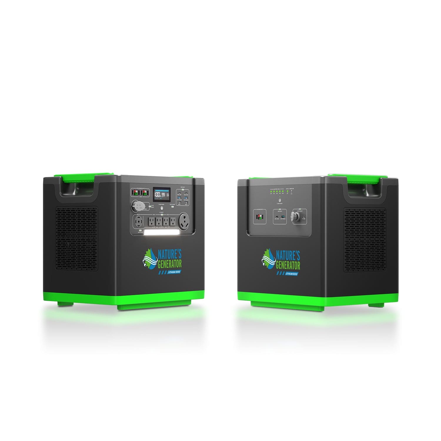 Nature's Generator Lithium 6000 Portable Power Station - Generator Vault - Lithium 6000 + Power Pod - 