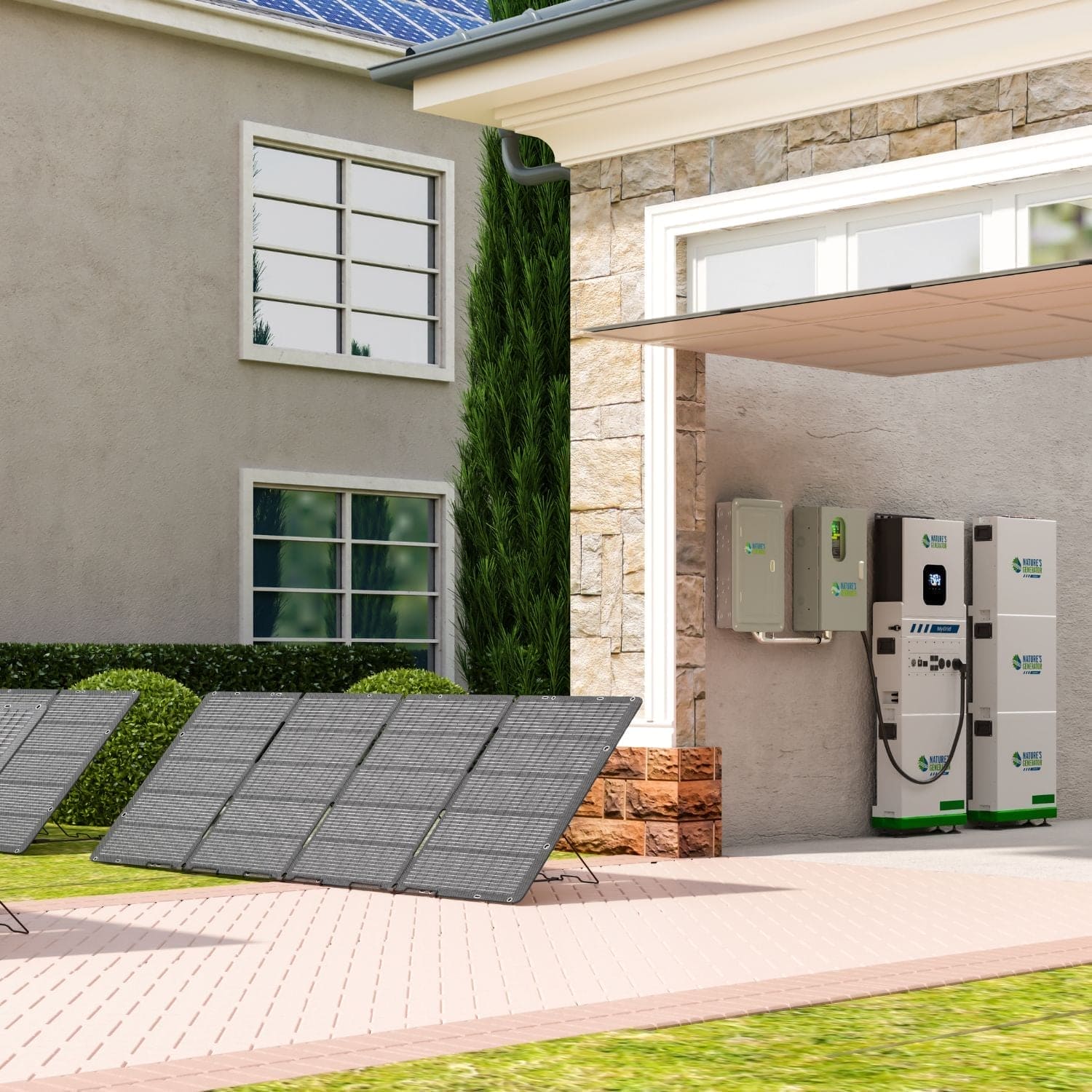 Nature's Generator 400W Folding Solar Panel - Generator Vault - 