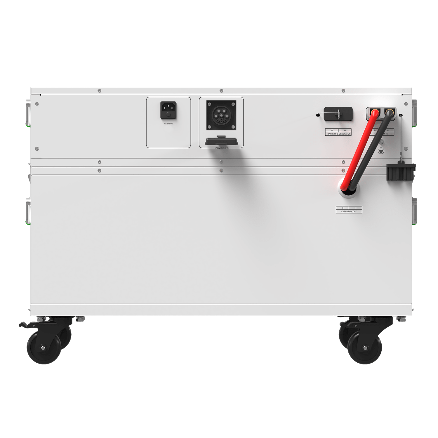 Nature's Generator Powerhouse V2 Portable Power Station with Transfer Switch - Generator Vault - Powerhouse + 2x 410W Rigid Panel + Transfer Switch - 
