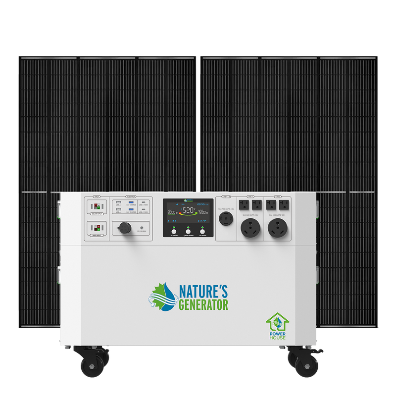 Nature's Generator Powerhouse V2 Solar Generator Kit