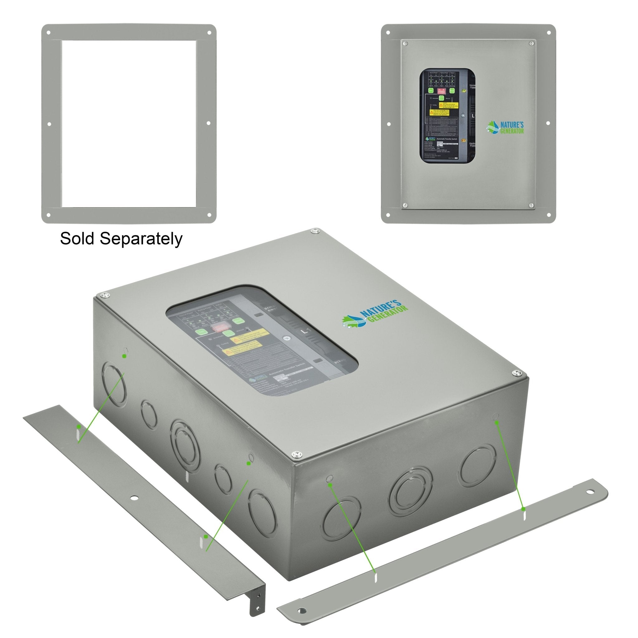Nature's Generator 50A Compact Automatic Transfer Switch - Generator Vault - 