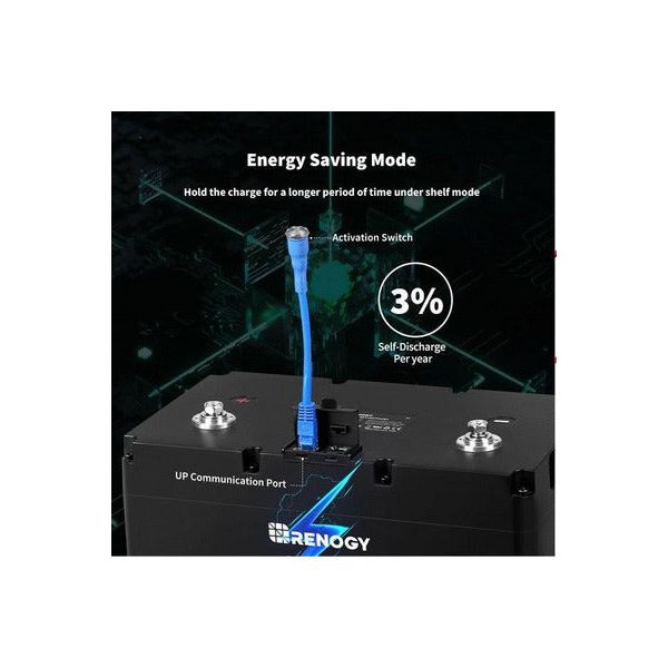 Renogy 12V 100Ah Lithium Iron Phosphate Battery with Self Heating Function - Generator Vault - 1 - 