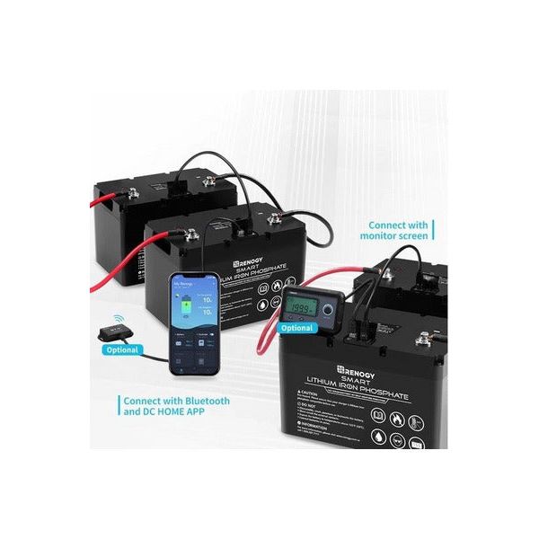 Renogy 12V 100Ah Lithium Iron Phosphate Battery with Self Heating Function - Generator Vault - 1 - 