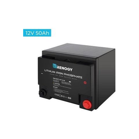 Renogy 12V 50Ah Lithium Iron Phosphate Battery - Generator Vault - 