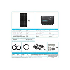 Renogy 400W 12V Monocrystalline Solar Starter Kit