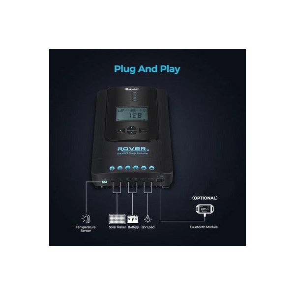 Renogy Rover Li 30 Amp MPPT Solar Charge Controller - Generator Vault - Yes - 