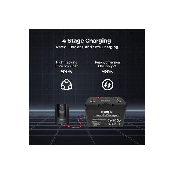 Renogy Rover Li 40 Amp MPPT Solar Charge Controller - Generator Vault - No - 