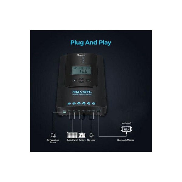 Renogy Rover Li 40 Amp MPPT Solar Charge Controller - Generator Vault - Yes - 