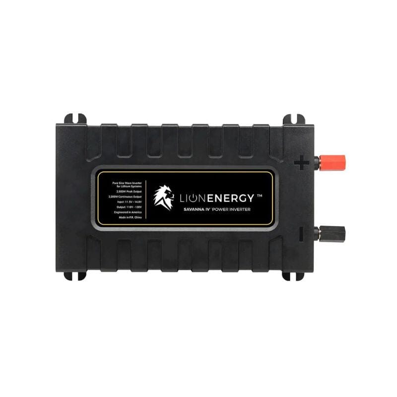 Lion Energy Savanna IV 2000W Pure Sine Wave Power Inverter - Generator Vault - 