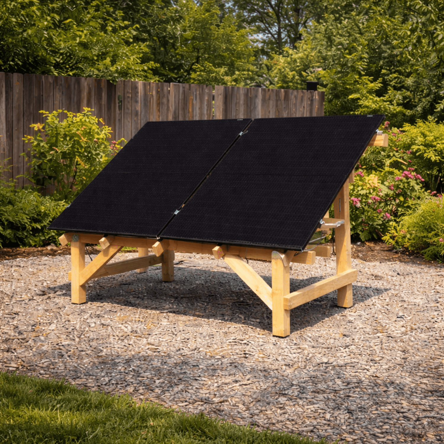 Nature's Generator Powerhouse V2 Solar Generator Kit with Wind Turbine - Generator Vault - Powerhouse + 2x 410W Rigid Panel + 350W Wind Turbine - 