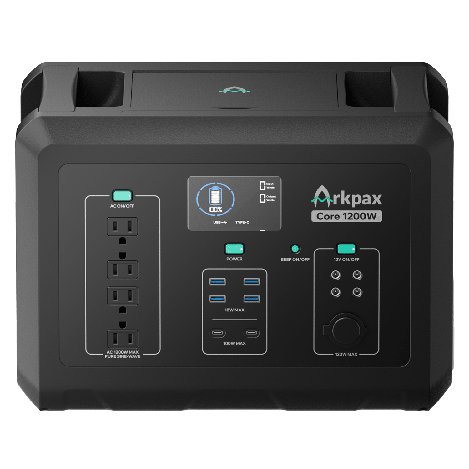 Arkpax Core 1200W Portable Power Station - Generator Vault - 