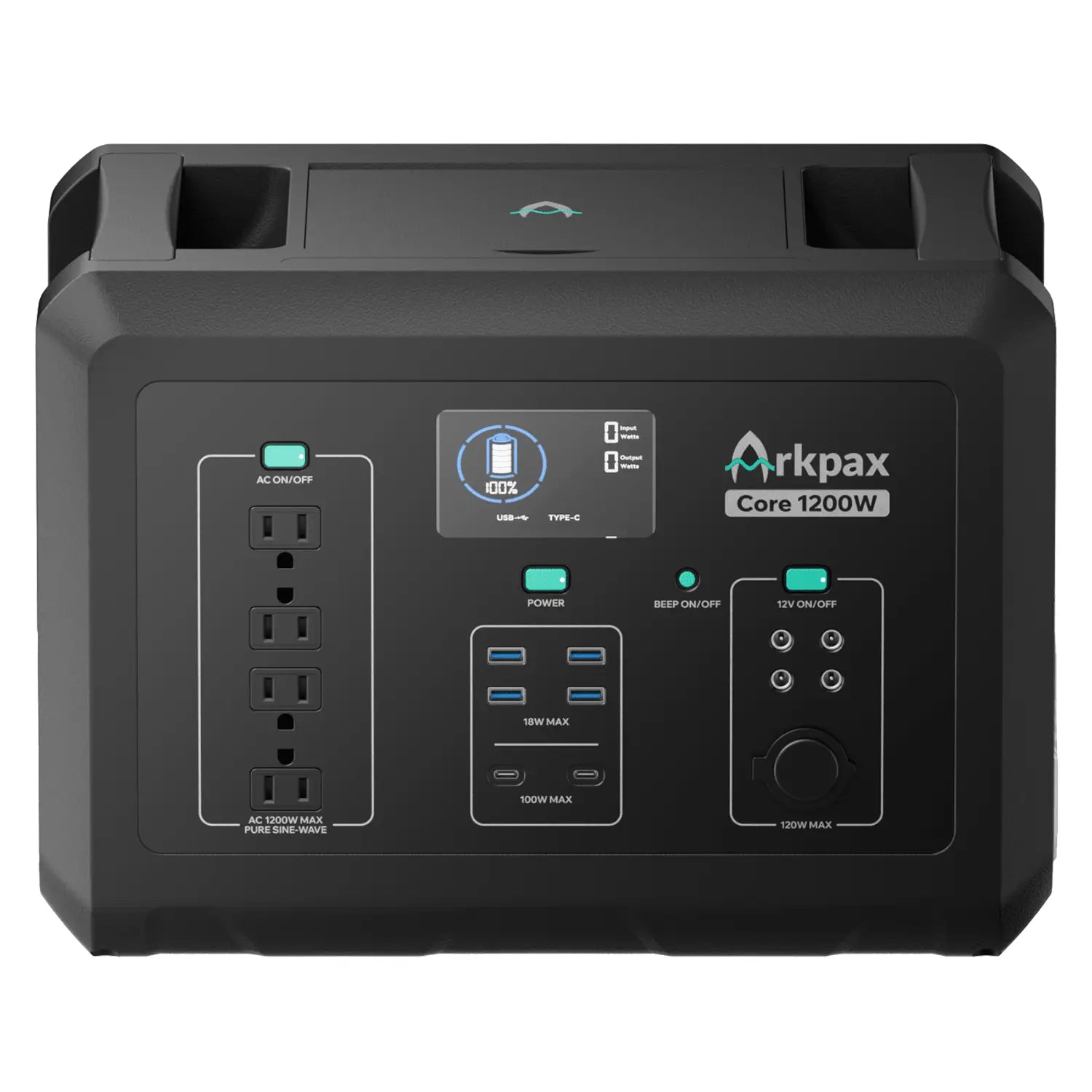 Generator Vault Arkpax Core 1200W Portable Power Station - Generator Vault