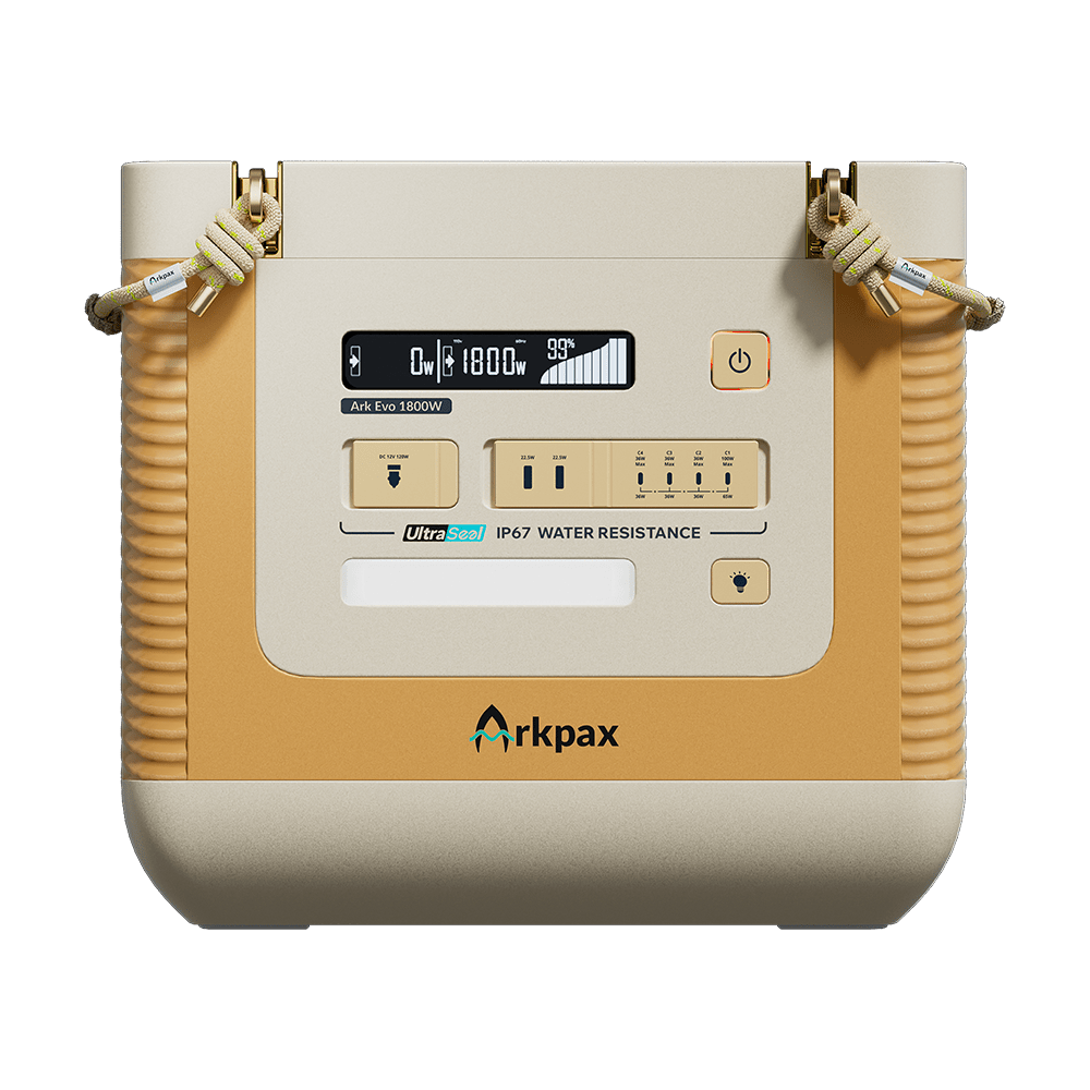 Arkpax Ark EVO 1800W IP67 Portable Power Station - Generator Vault - 